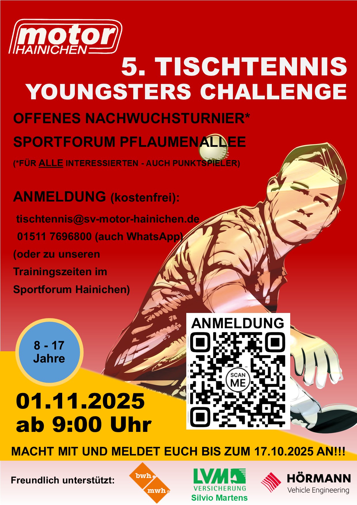 Werbeflyer Youngsterturnier 2025